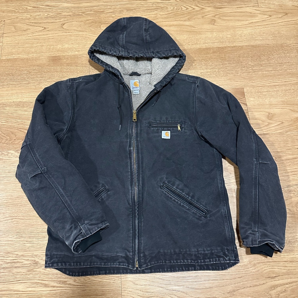 Carhartt Tan Sherpa-Lined Jacket